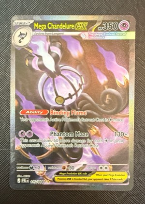 Mega Chandelure ex, graded 9.0