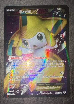 Jirachi EX (98 Full Art), graded 9.0