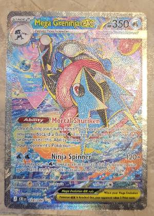 Mega Greninja ex, graded 9.0