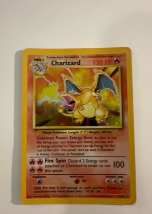 Charizard graded 8.5