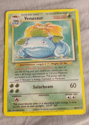 Venusaur graded 6 & below