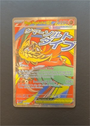 Mega Hawlucha ex, graded 9.0