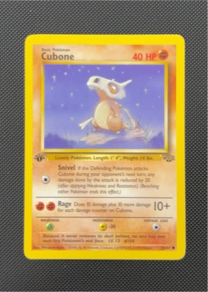 Cubone, graded 7.5