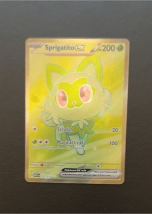 Sprigatito ex, graded 9.0