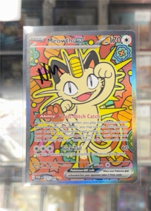 Meowth ex, graded 9.0