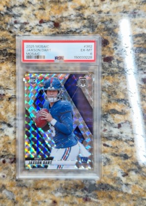 Jaxson Dart graded 8
