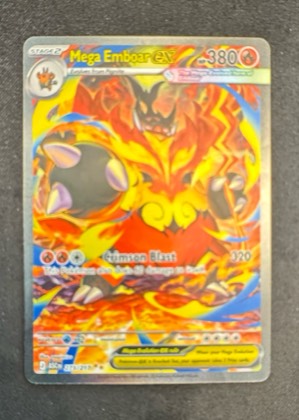 Mega Emboar ex, graded 9.0