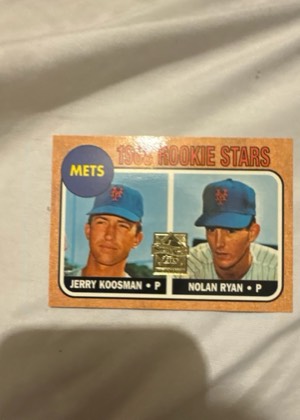 Mets 1968 Rookie Stars (Jerry Koosman / Nolan Ryan), graded 9.0