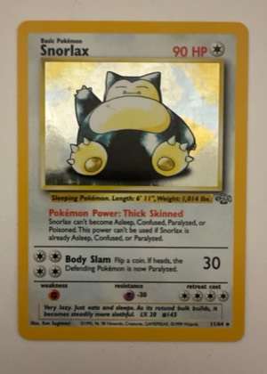 Snorlax, graded 7.5