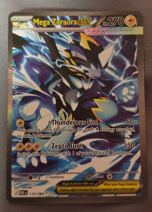 Mega Zeraora ex - 114/084 graded 9