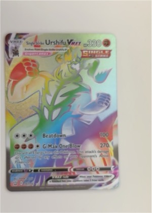 Single Strike Urshifu VMAX (Secret), graded 8.5