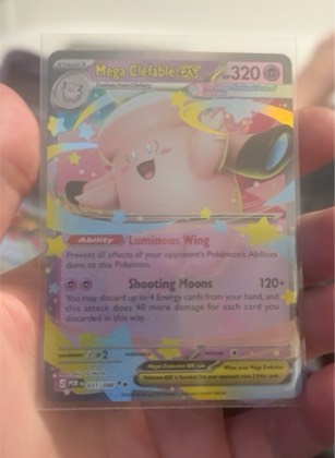 Mega Clefable ex - 031/088 graded 6 & below