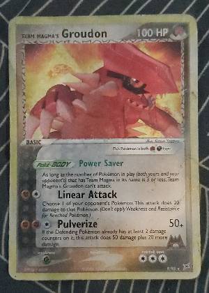 Team Magma's Groudon, graded 5.0