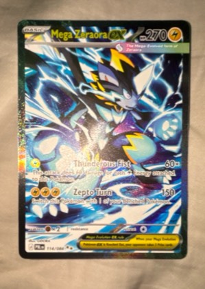 Mega Zeraora ex - 114/084 graded 9.5