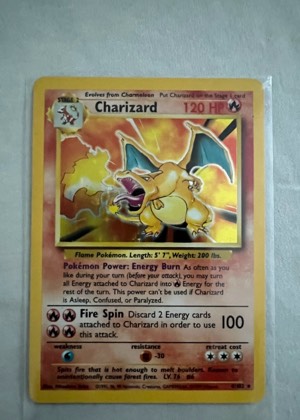 Charizard, graded 8.0