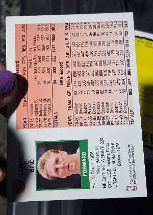 Larry Joe Bird, graded 9.0