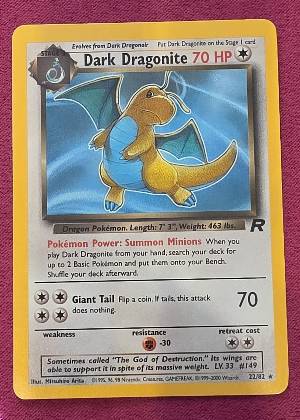 Dark Dragonite graded 8