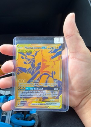 Pikachu & Zekrom GX, graded 9.0