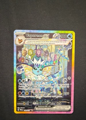 Vaporeon ex, graded 9.5