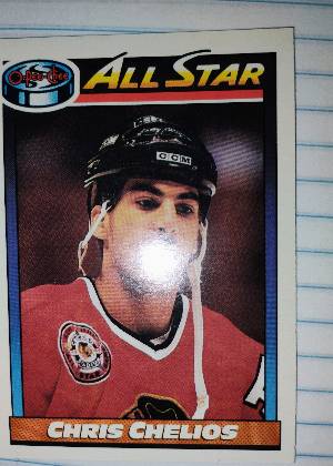 Chris Chelios, graded 8.5