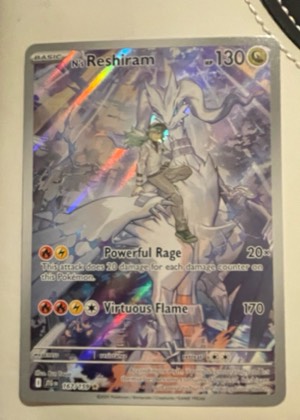 N's Reshiram, graded 9.5