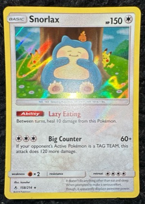 Snorlax, graded 9.0