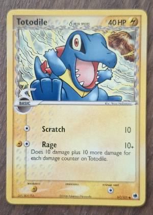 Totodile (Delta Species), graded 7.0