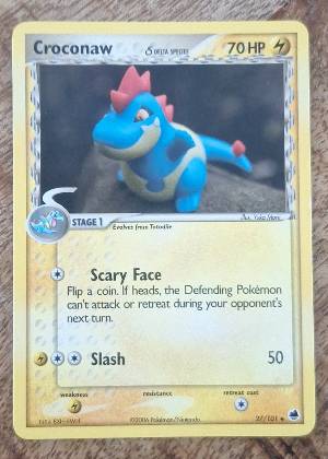 Croconaw (Delta Species), graded 7.5