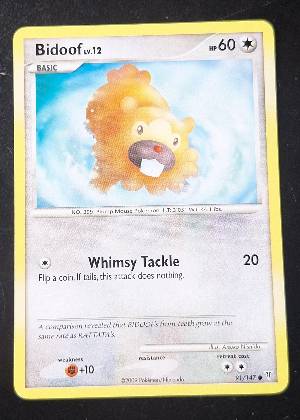Bidoof, graded 7.5