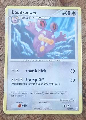 Loudred, graded 7.5