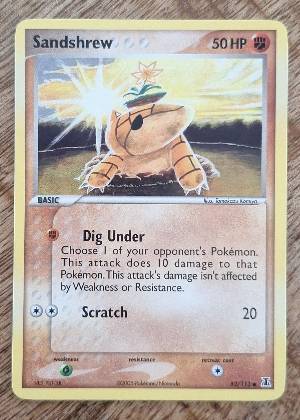 Sandshrew, graded 7.5
