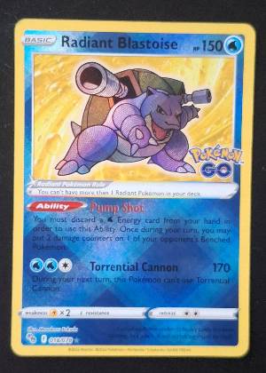 Radiant Blastoise, graded 9.0