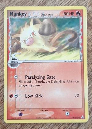 Mankey (Delta Species), graded 8.5