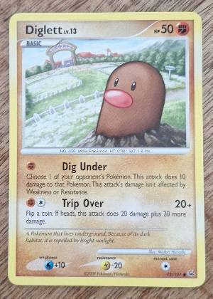 Diglett, graded 7.5