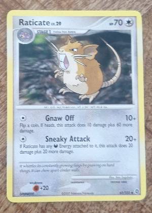 Raticate, graded 7.5