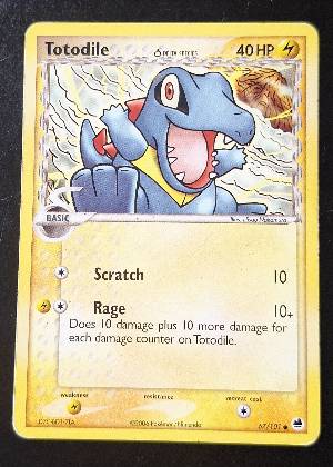 Totodile (Delta Species), graded 7.0