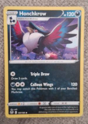 Honchkrow, graded 7.5