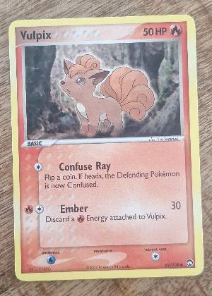 Vulpix, graded 7.5