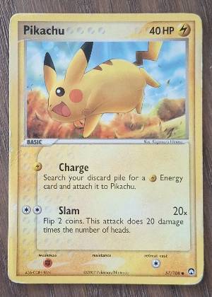 Pikachu, graded 7.0