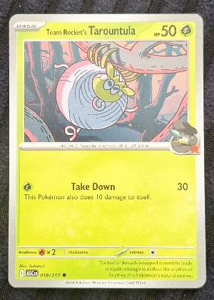 Team Rocket's Tarountula, graded 9.0