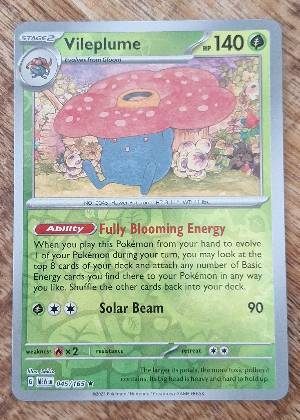 Vileplume, graded 9.0
