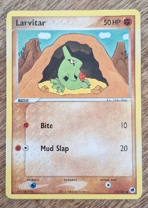 Larvitar, graded 7.5