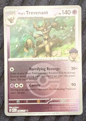 Hop's Trevenant, graded 9.0