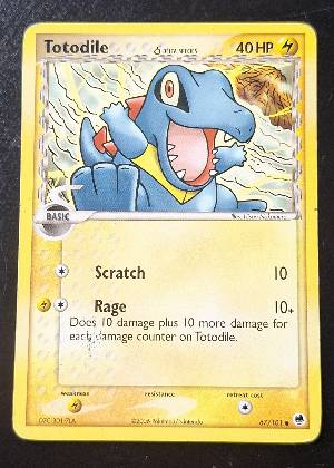 Totodile (Delta Species), graded 7.5