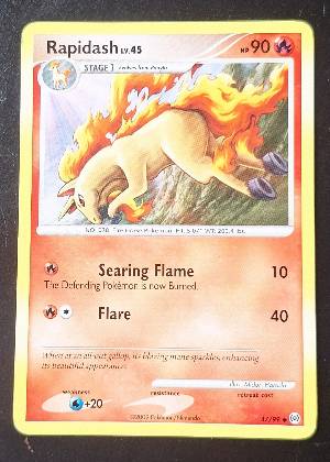 Rapidash (47), graded 7.5