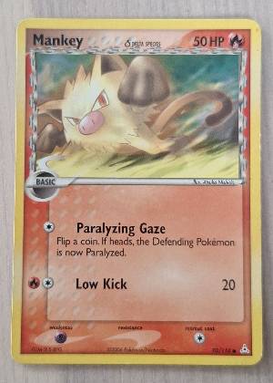 Mankey (Delta Species), graded 7.5