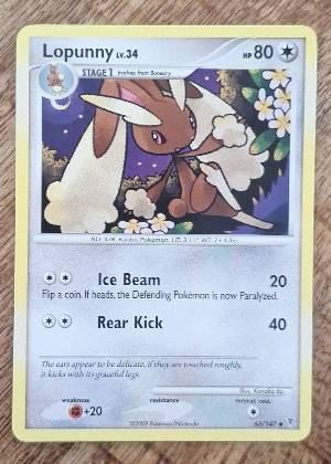 Lopunny, graded 7.5