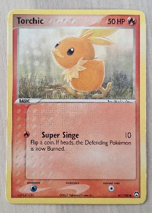 Torchic, graded 7.5