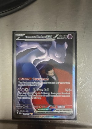 Team Rocket's Mewtwo ex, graded 9.0