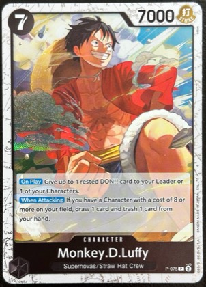Monkey.D.Luffy (Tin Pack Set Vol. 2), graded 9.0